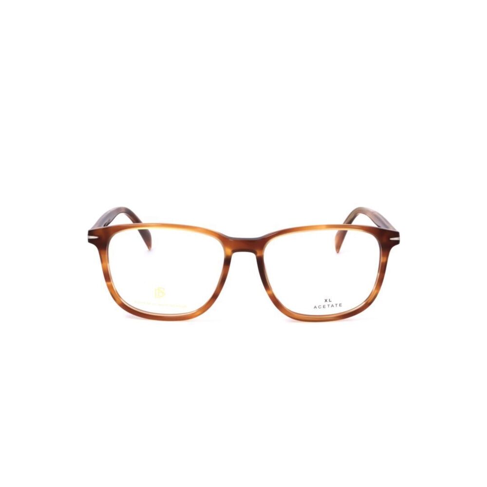 DAVID BECKHAM Db 1017 Rectangular Tortoiseshell Acetate Eyeglasses
